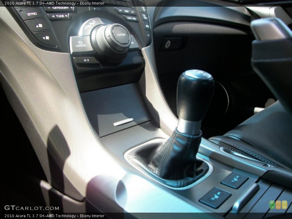 Ebony Interior Transmission for the 2010 Acura TL 3.7 SH-AWD Technology #51765979