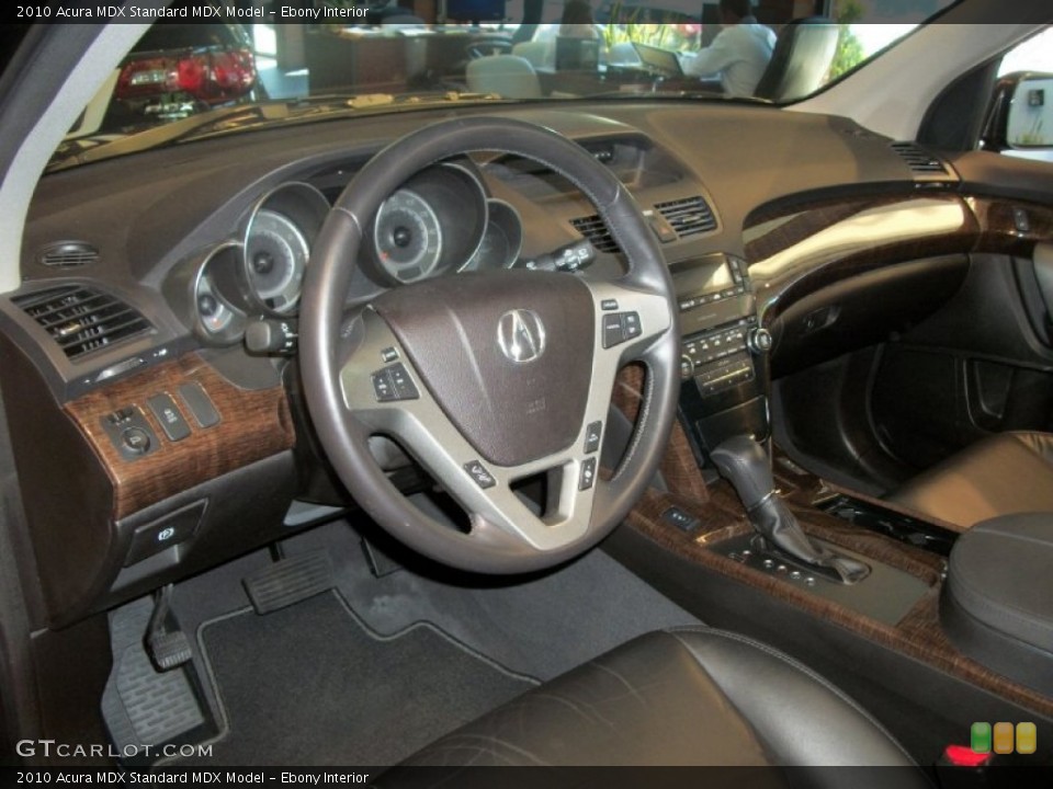 Ebony Interior Prime Interior for the 2010 Acura MDX  #51767797