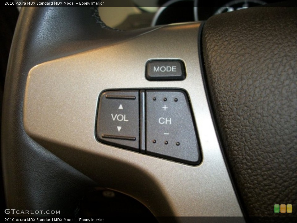 Ebony Interior Controls for the 2010 Acura MDX  #51767830