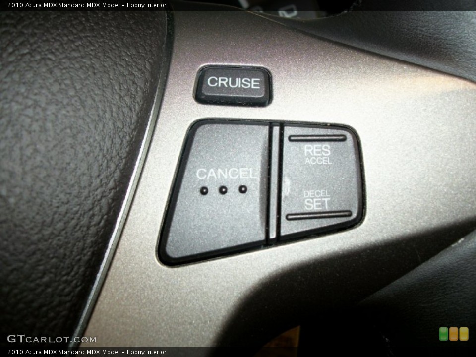 Ebony Interior Controls for the 2010 Acura MDX  #51767842