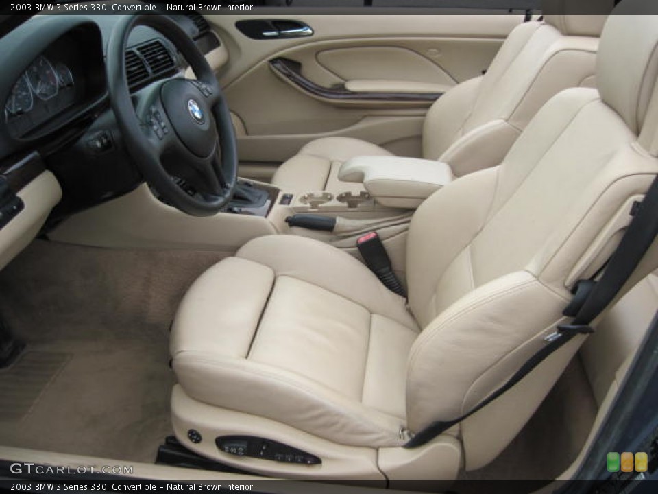 Natural Brown Interior Photo for the 2003 BMW 3 Series 330i Convertible #51769049