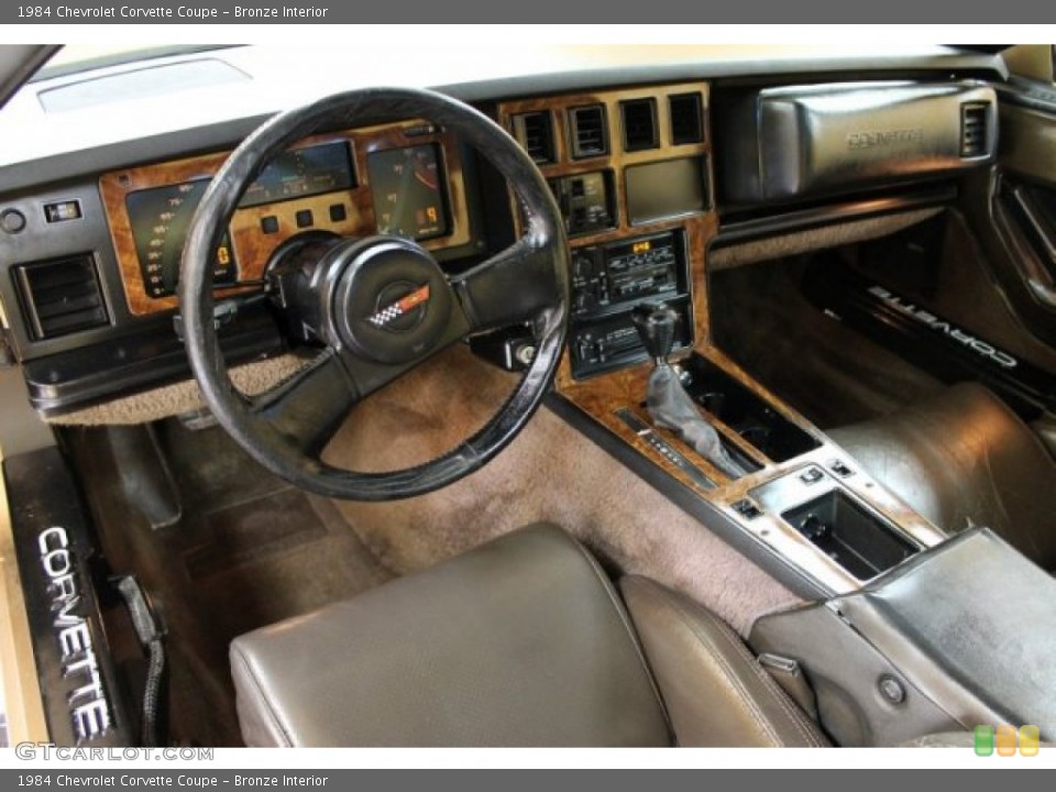 Bronze 1984 Chevrolet Corvette Interiors
