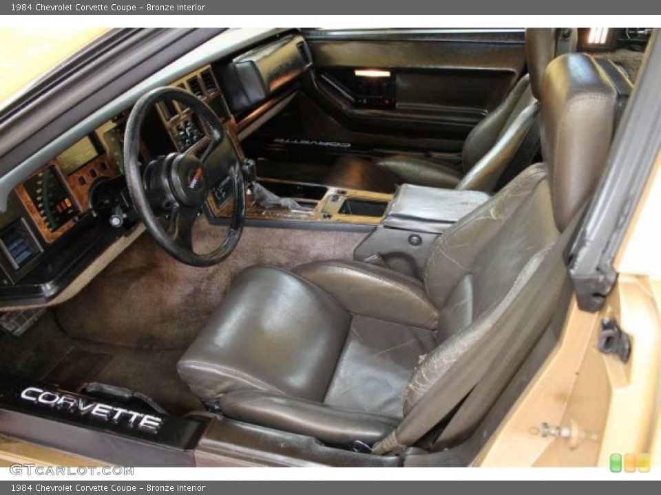 Bronze Interior Photo for the 1984 Chevrolet Corvette Coupe #51773836