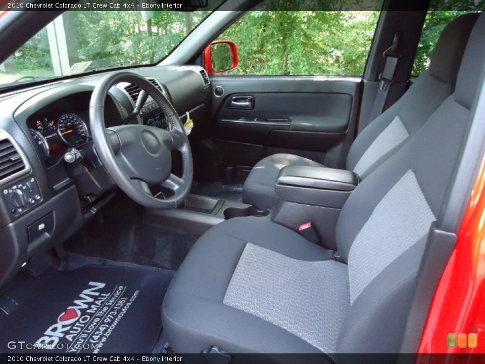 Ebony Interior Photo for the 2010 Chevrolet Colorado LT Crew Cab 4x4 #51775960