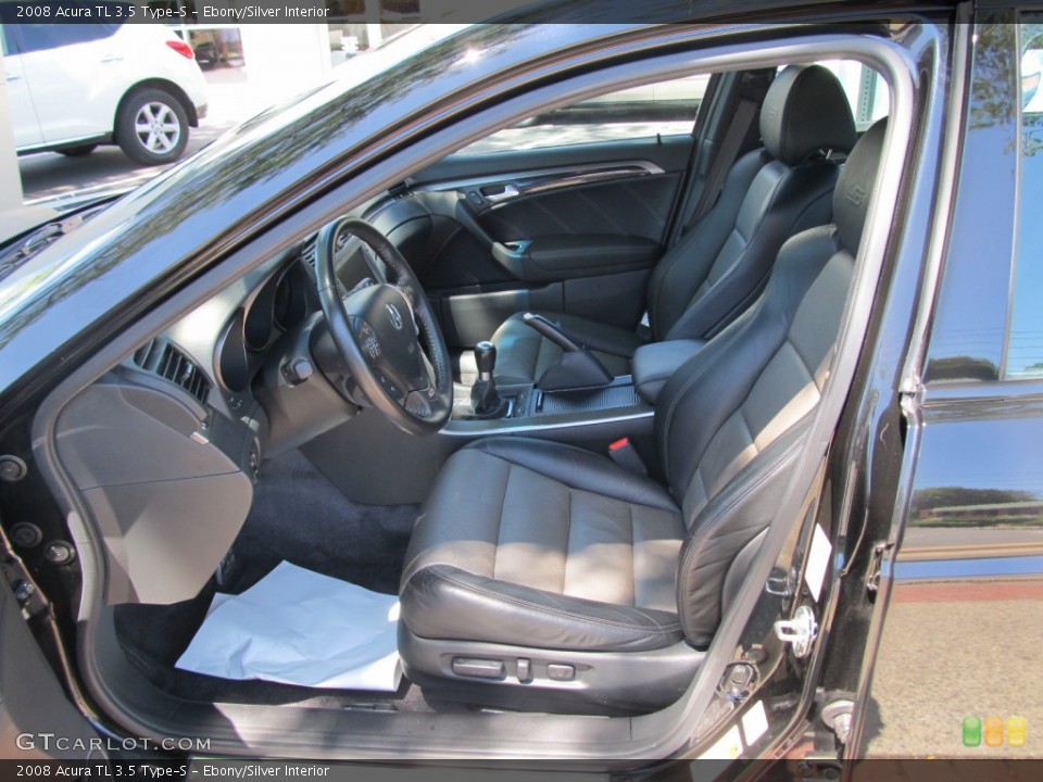 Ebony/Silver Interior Photo for the 2008 Acura TL 3.5 Type-S #51777836