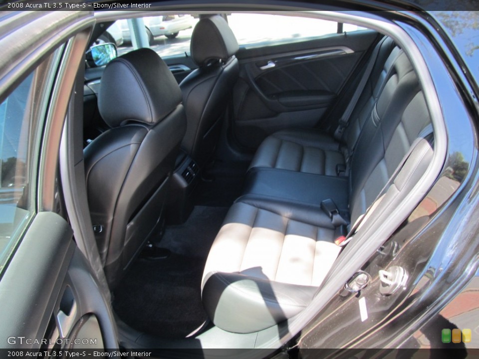 Ebony/Silver Interior Photo for the 2008 Acura TL 3.5 Type-S #51777851