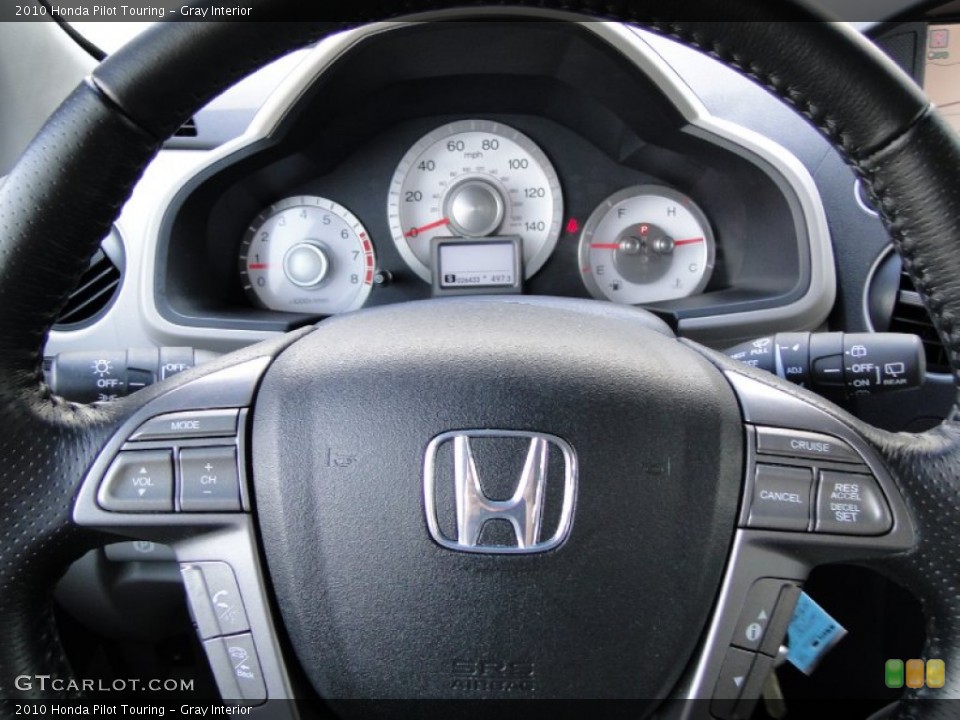 Gray Interior Steering Wheel for the 2010 Honda Pilot Touring #51779420