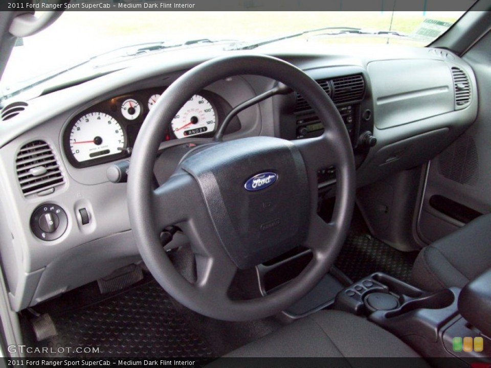 Medium Dark Flint Interior Dashboard for the 2011 Ford Ranger Sport SuperCab #51780842