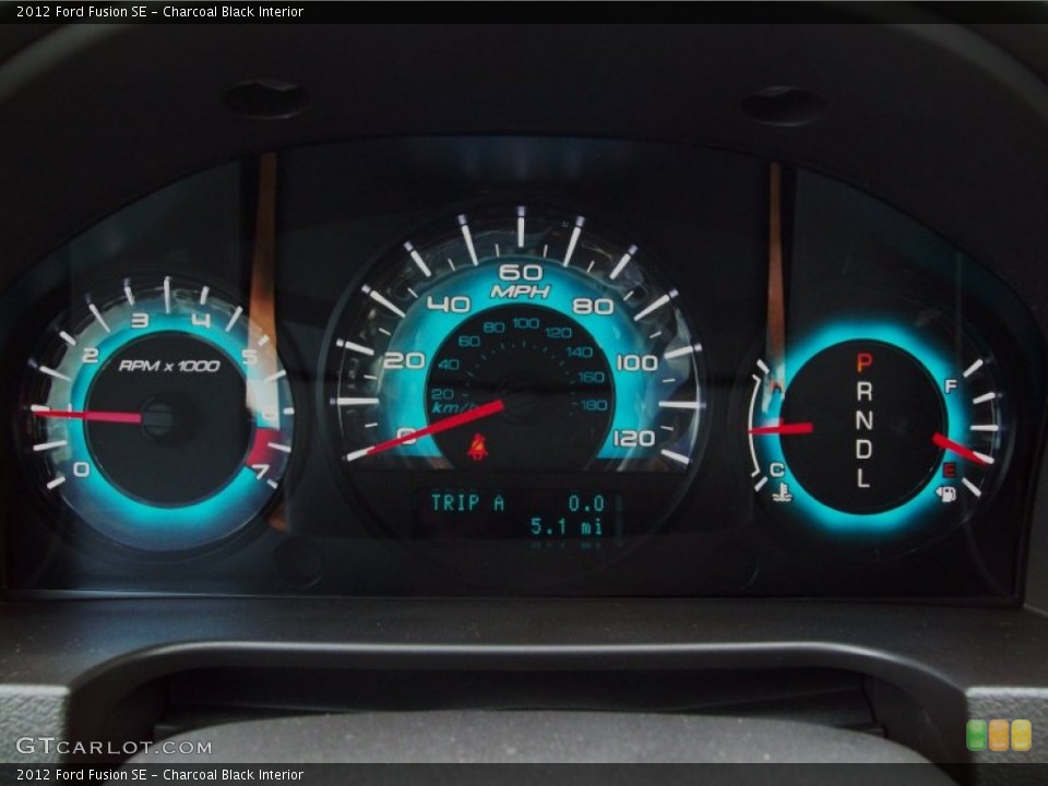 Charcoal Black Interior Gauges for the 2012 Ford Fusion SE #51783458