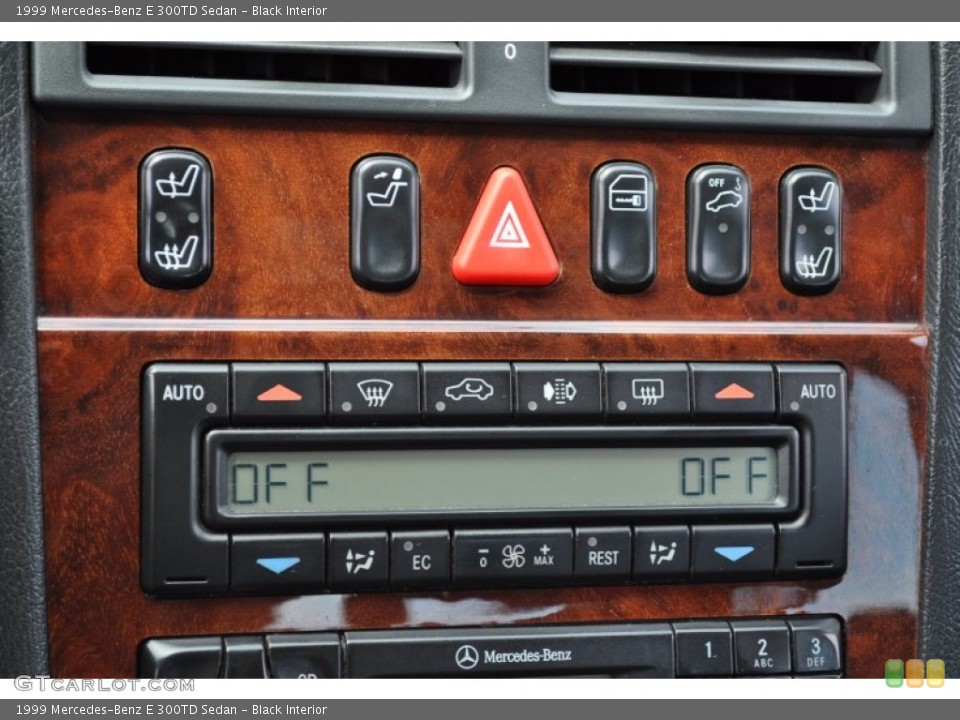 Black Interior Controls for the 1999 Mercedes-Benz E 300TD Sedan #51785747