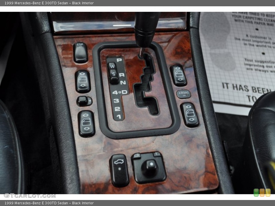Black Interior Transmission for the 1999 Mercedes-Benz E 300TD Sedan #51785759