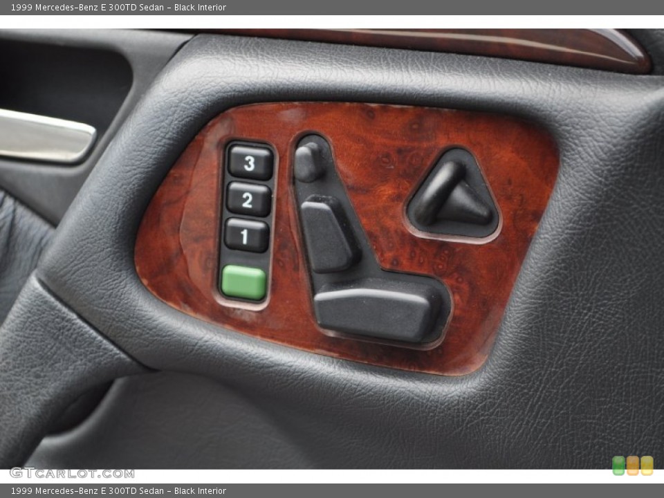 Black Interior Controls for the 1999 Mercedes-Benz E 300TD Sedan #51785780