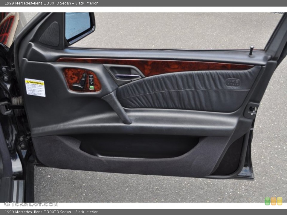 Black Interior Door Panel for the 1999 Mercedes-Benz E 300TD Sedan #51785786