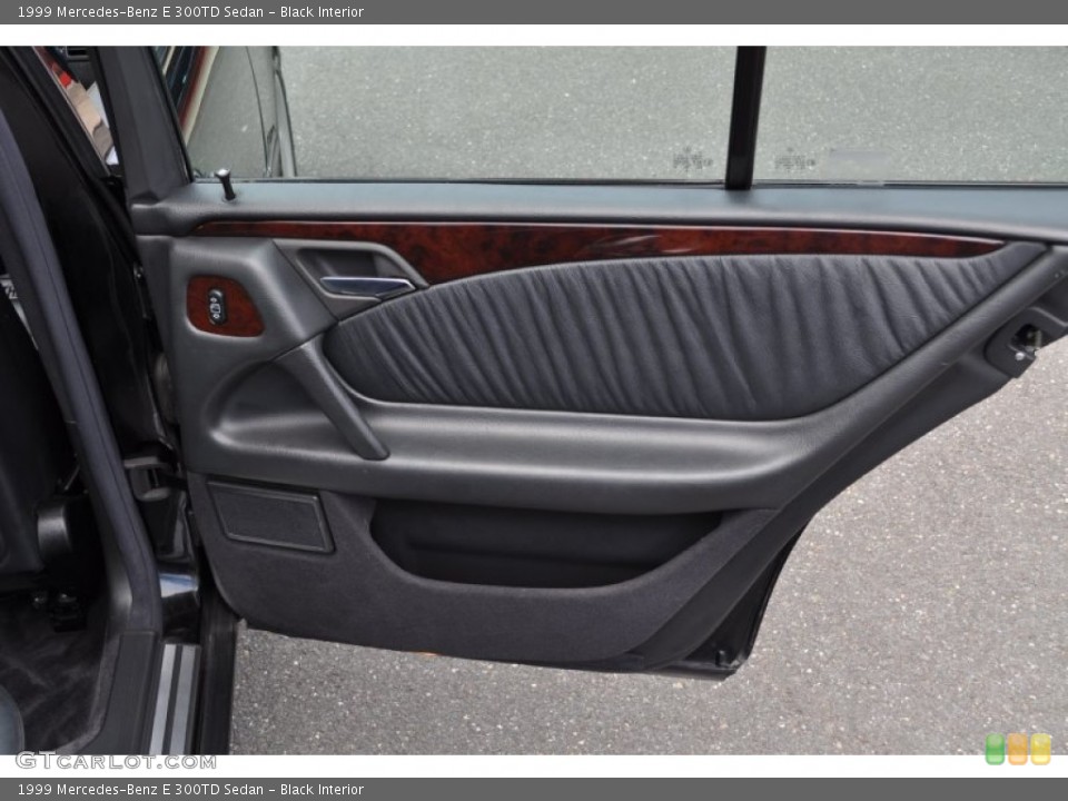 Black Interior Door Panel for the 1999 Mercedes-Benz E 300TD Sedan #51785792