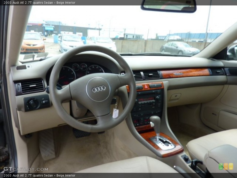 Beige Interior Dashboard for the 2003 Audi A6 2.7T quattro Sedan #51787049
