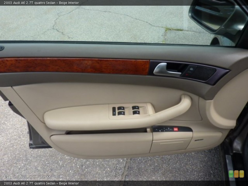 Beige Interior Door Panel for the 2003 Audi A6 2.7T quattro Sedan #51787076