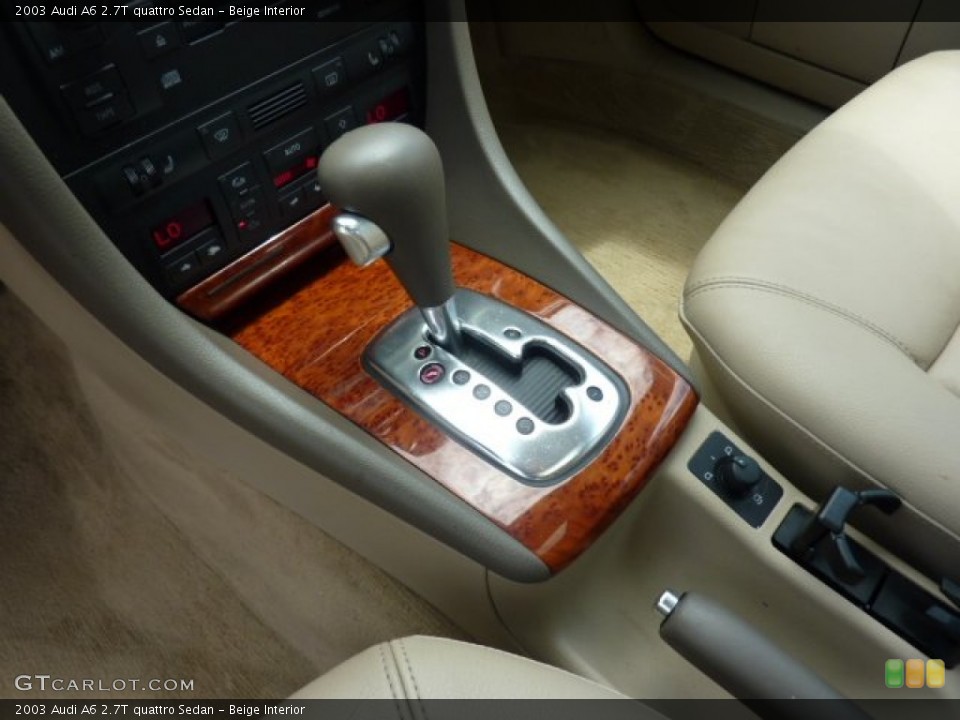 Beige Interior Transmission for the 2003 Audi A6 2.7T quattro Sedan #51787112