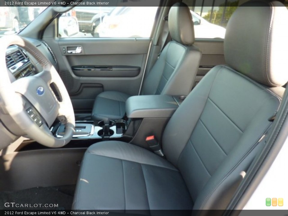 Charcoal Black Interior Photo for the 2012 Ford Escape Limited V6 4WD #51789458