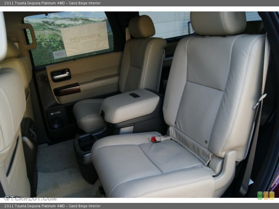 Sand Beige Interior Photo for the 2011 Toyota Sequoia Platinum 4WD #51789461