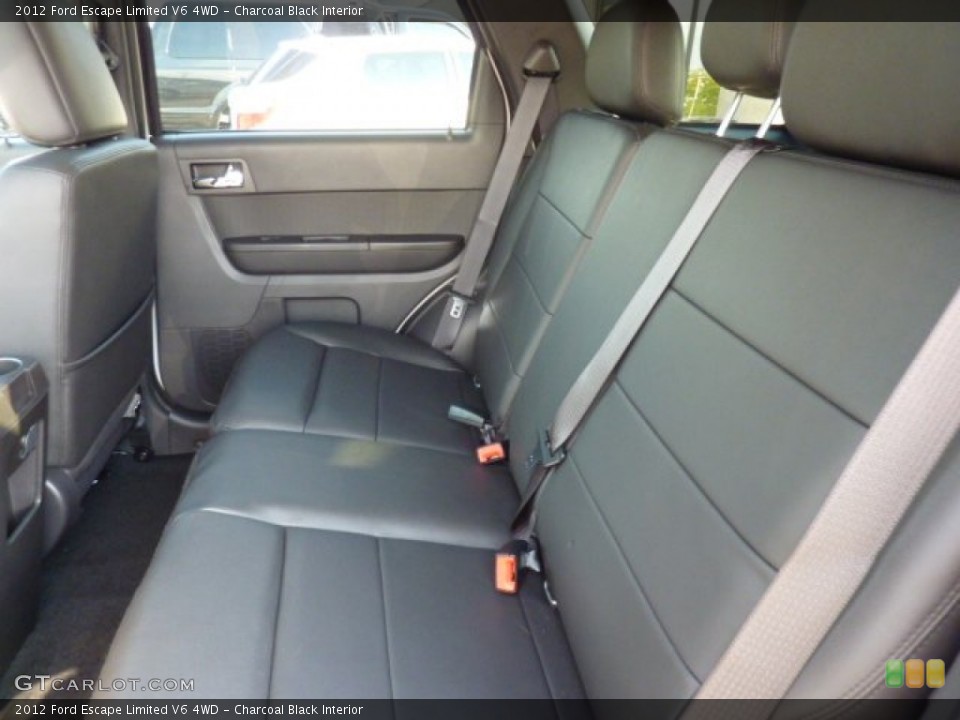 Charcoal Black Interior Photo for the 2012 Ford Escape Limited V6 4WD #51789464