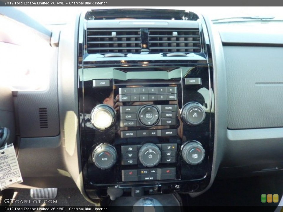 Charcoal Black Interior Controls for the 2012 Ford Escape Limited V6 4WD #51789524