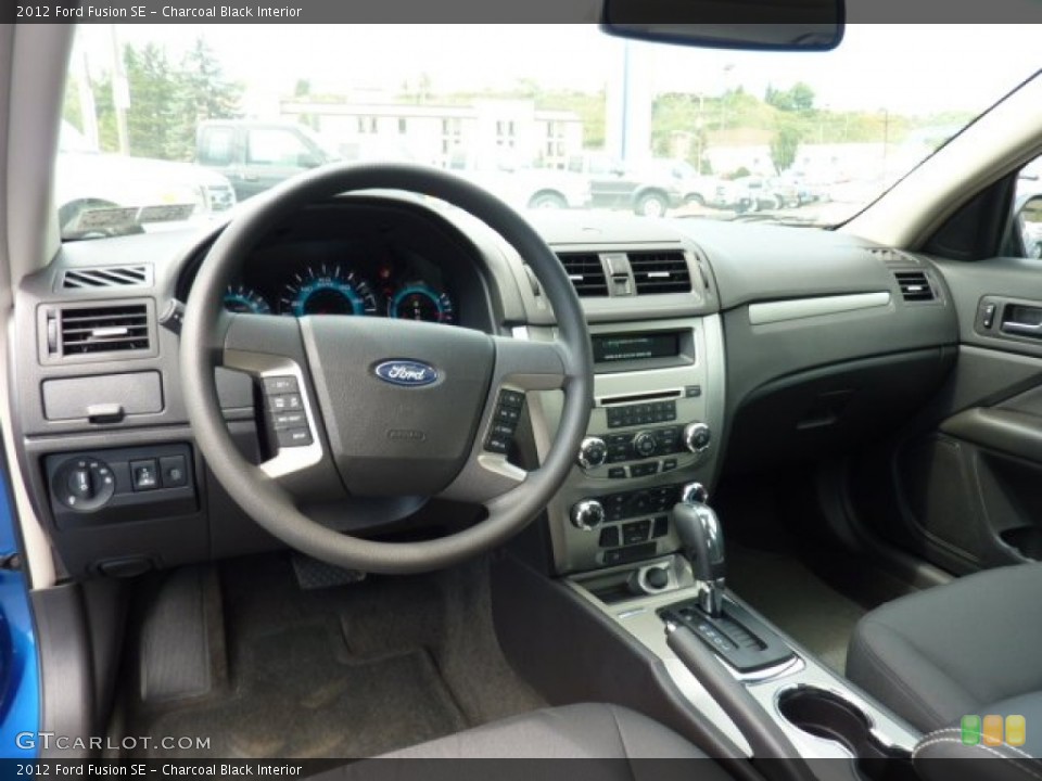 Charcoal Black Interior Dashboard for the 2012 Ford Fusion SE #51790265