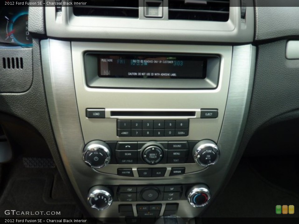 Charcoal Black Interior Controls for the 2012 Ford Fusion SE #51790295