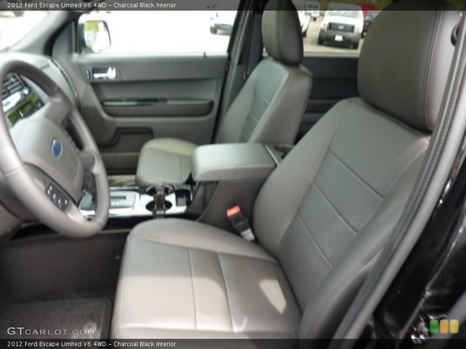 Charcoal Black Interior Photo for the 2012 Ford Escape Limited V6 4WD #51792437