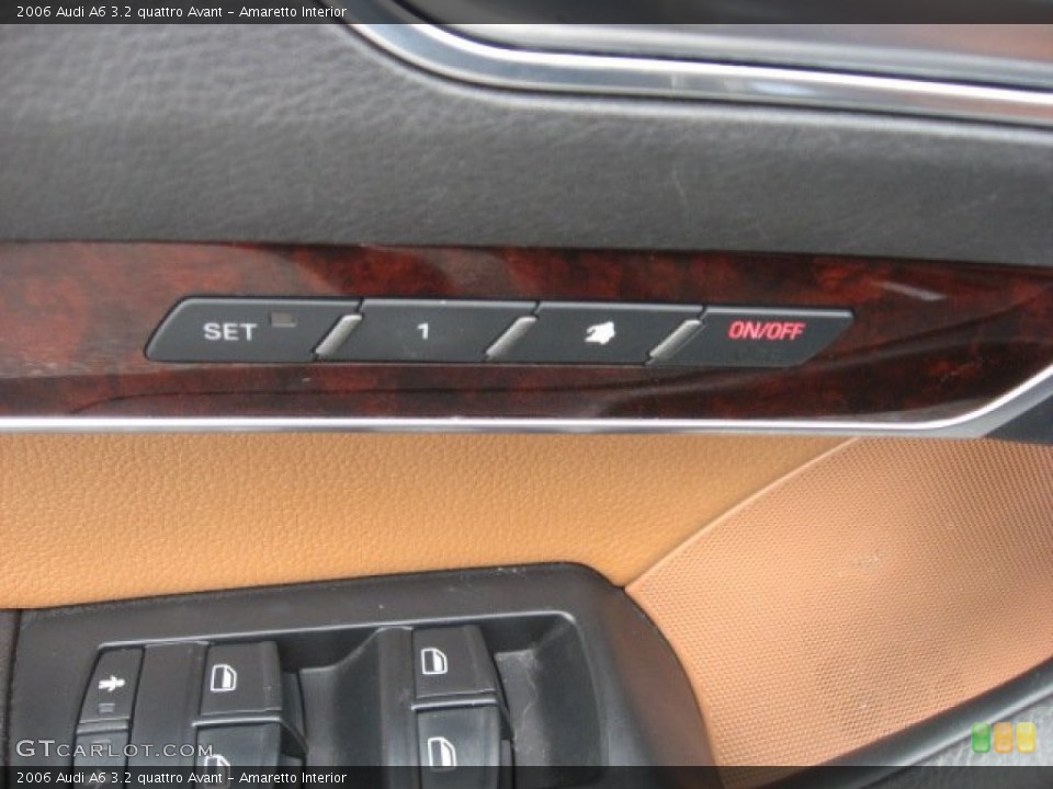 Amaretto Interior Controls for the 2006 Audi A6 3.2 quattro Avant #51792458