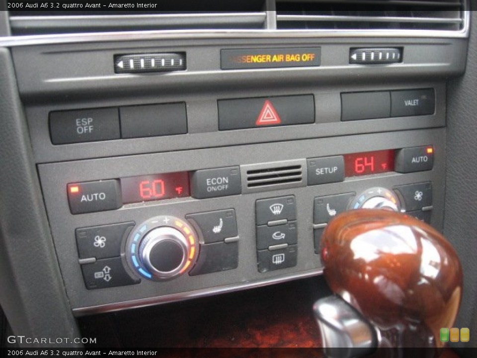 Amaretto Interior Controls for the 2006 Audi A6 3.2 quattro Avant #51792497
