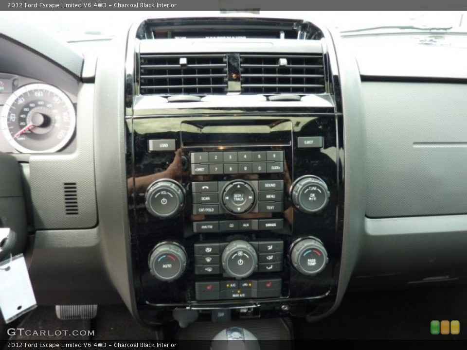 Charcoal Black Interior Controls for the 2012 Ford Escape Limited V6 4WD #51792515