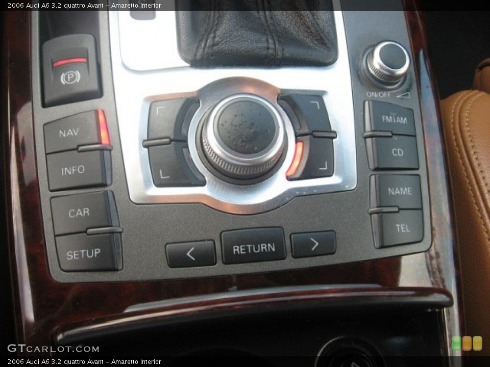 Amaretto Interior Controls for the 2006 Audi A6 3.2 quattro Avant #51792527