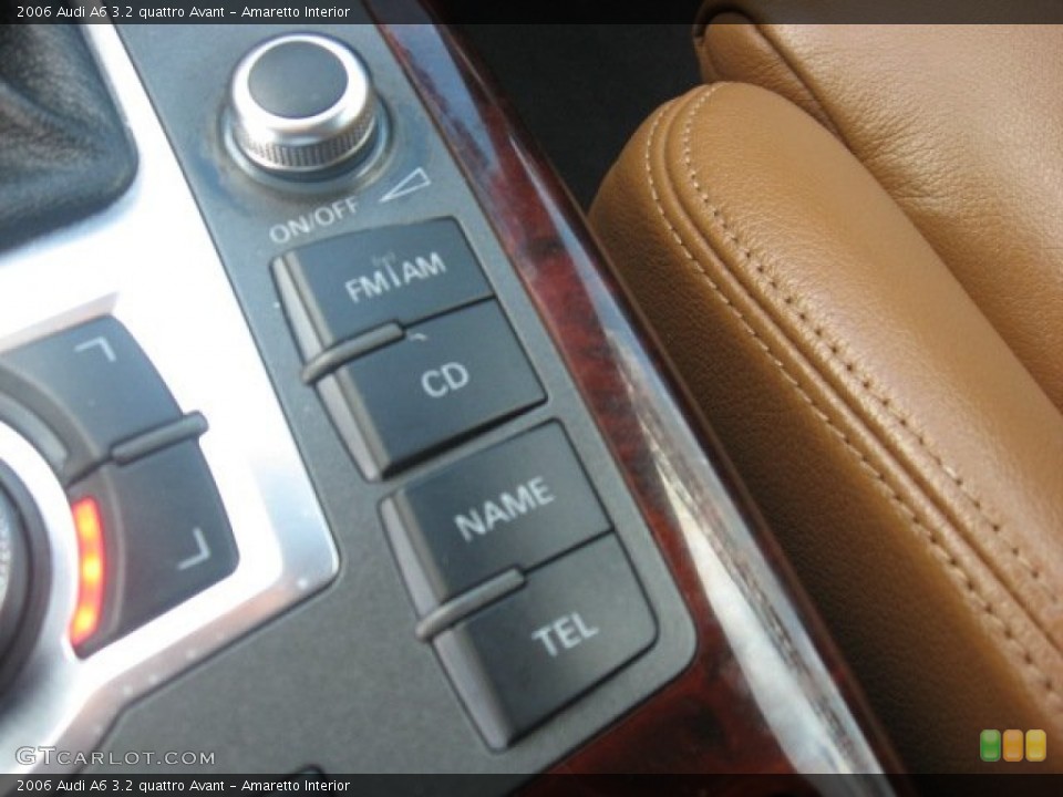 Amaretto Interior Controls for the 2006 Audi A6 3.2 quattro Avant #51792602