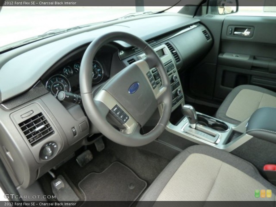 Charcoal Black Interior Prime Interior for the 2012 Ford Flex SE #51792716