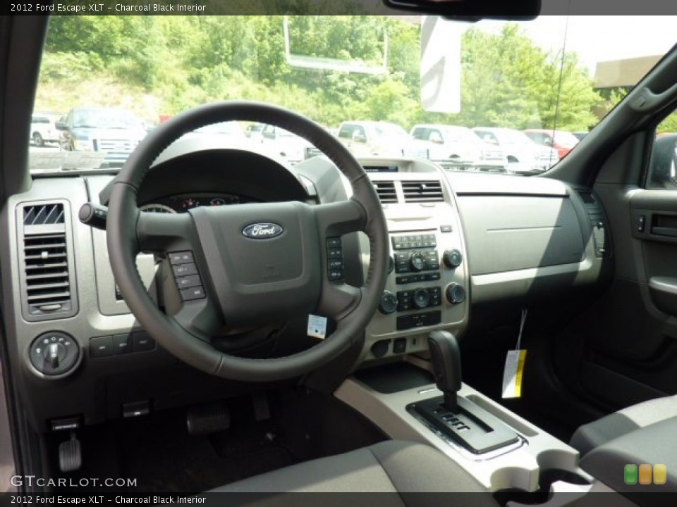 Charcoal Black Interior Dashboard for the 2012 Ford Escape XLT #51793361