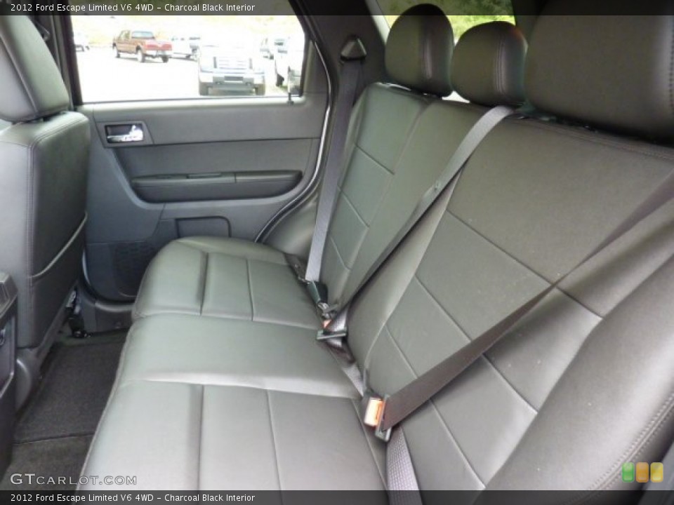 Charcoal Black Interior Photo for the 2012 Ford Escape Limited V6 4WD #51793982