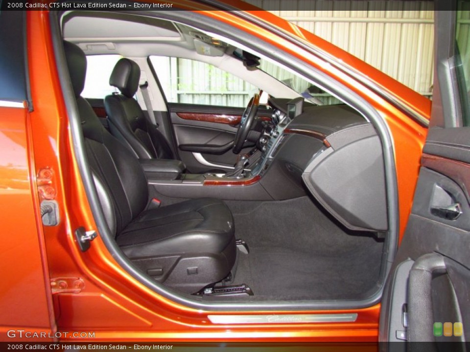 Ebony Interior Photo for the 2008 Cadillac CTS Hot Lava Edition Sedan #51795440