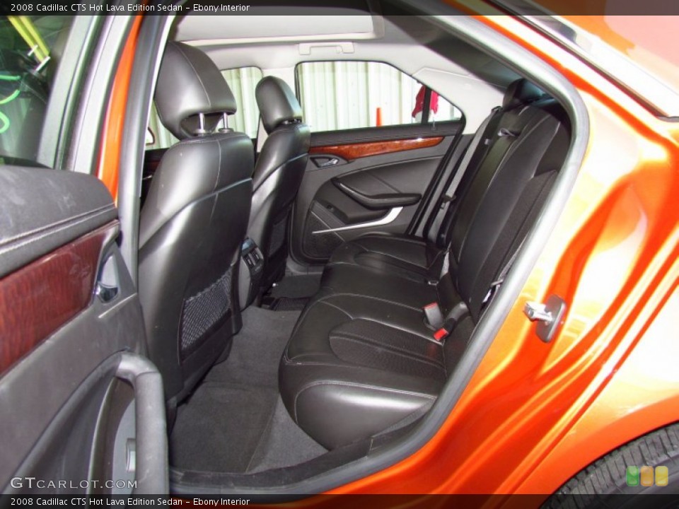 Ebony Interior Photo for the 2008 Cadillac CTS Hot Lava Edition Sedan #51795497