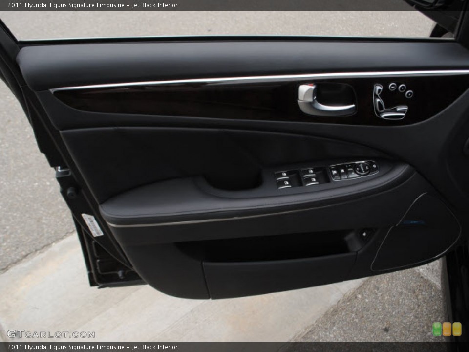 Jet Black Interior Door Panel for the 2011 Hyundai Equus Signature Limousine #51796481
