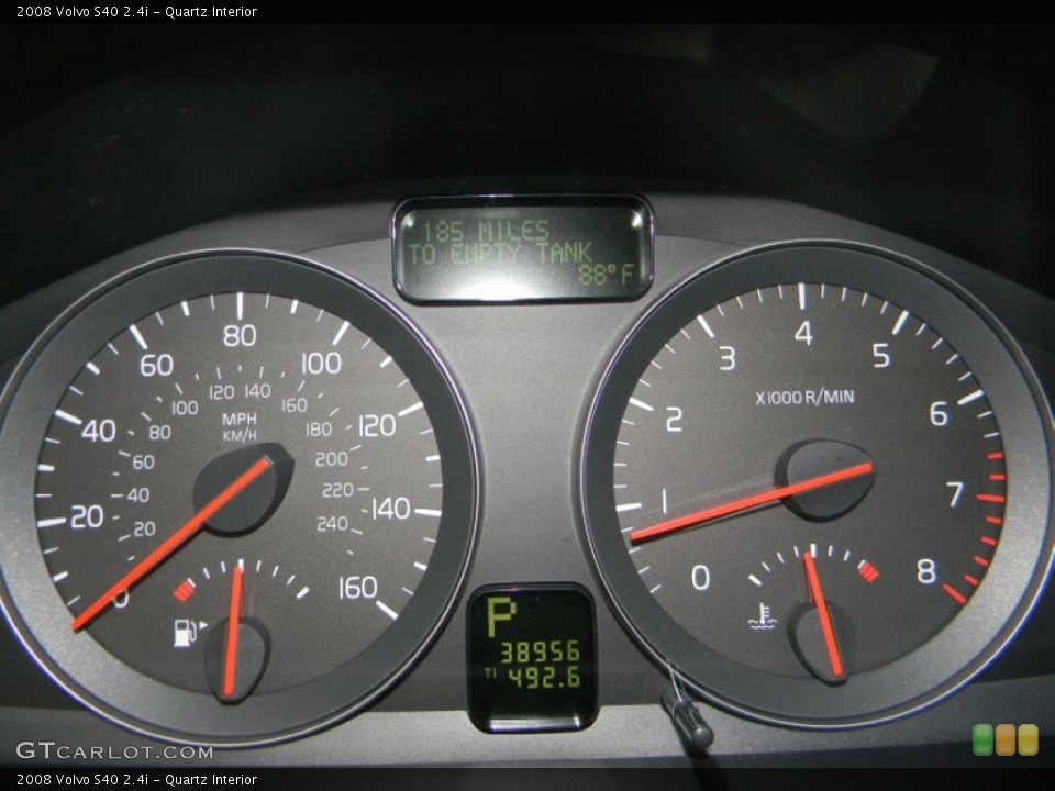 Quartz Interior Gauges for the 2008 Volvo S40 2.4i #51798869