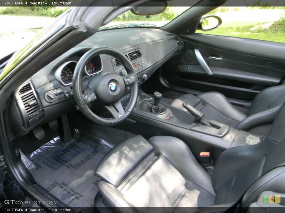 Black Interior Prime Interior for the 2007 BMW M Roadster #51799607