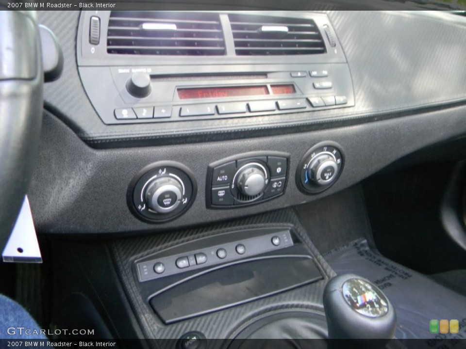 Black Interior Controls for the 2007 BMW M Roadster #51799688