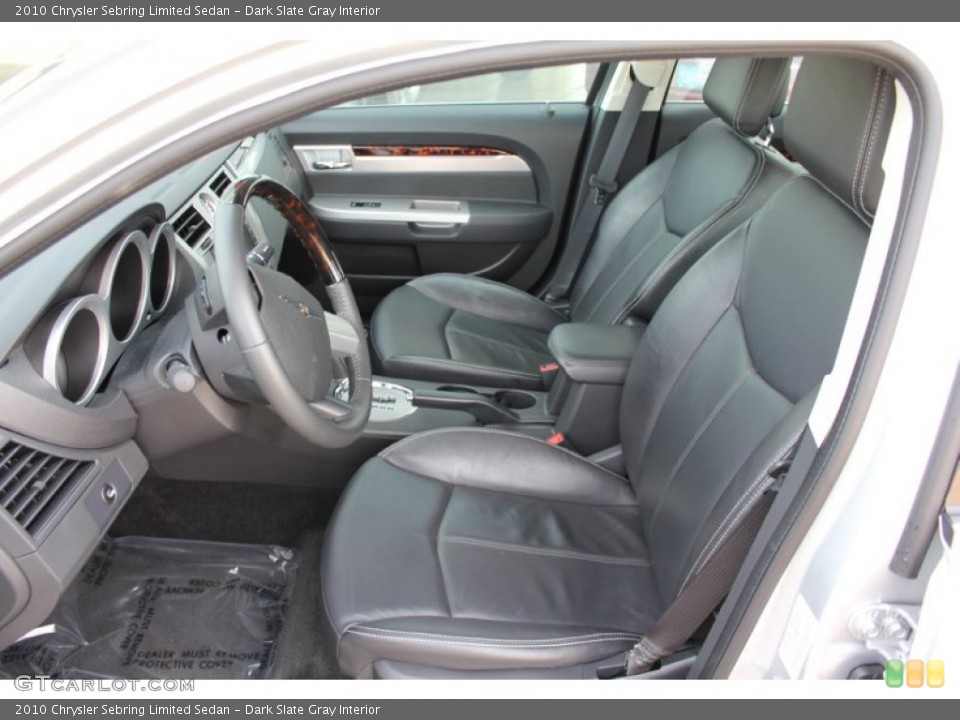 Dark Slate Gray Interior Photo for the 2010 Chrysler Sebring Limited Sedan #51800519