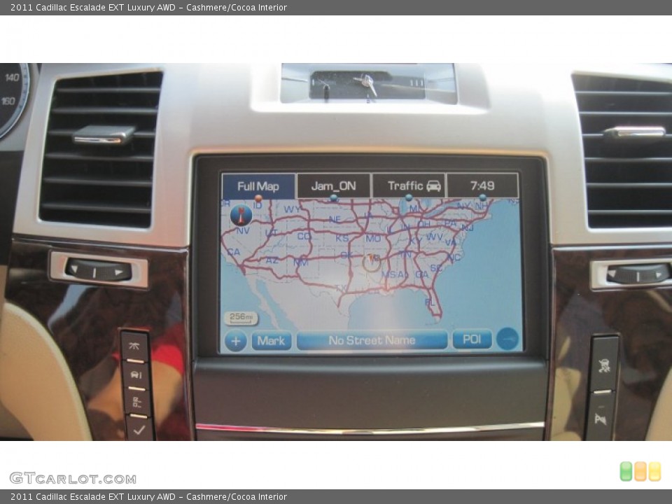 Cashmere/Cocoa Interior Navigation for the 2011 Cadillac Escalade EXT Luxury AWD #51801206