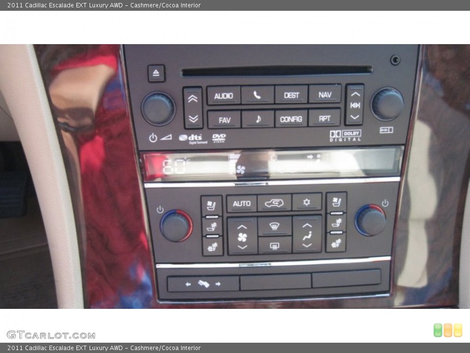 Cashmere/Cocoa Interior Controls for the 2011 Cadillac Escalade EXT Luxury AWD #51801221