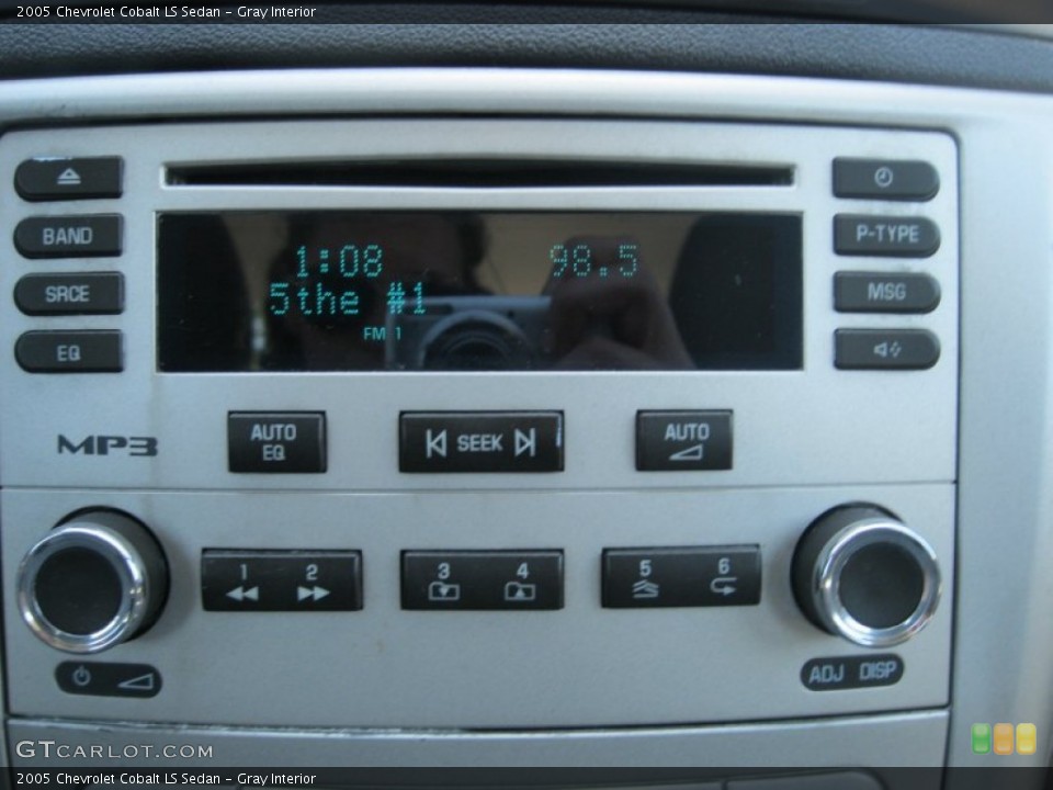 Gray Interior Controls for the 2005 Chevrolet Cobalt LS Sedan #51805700