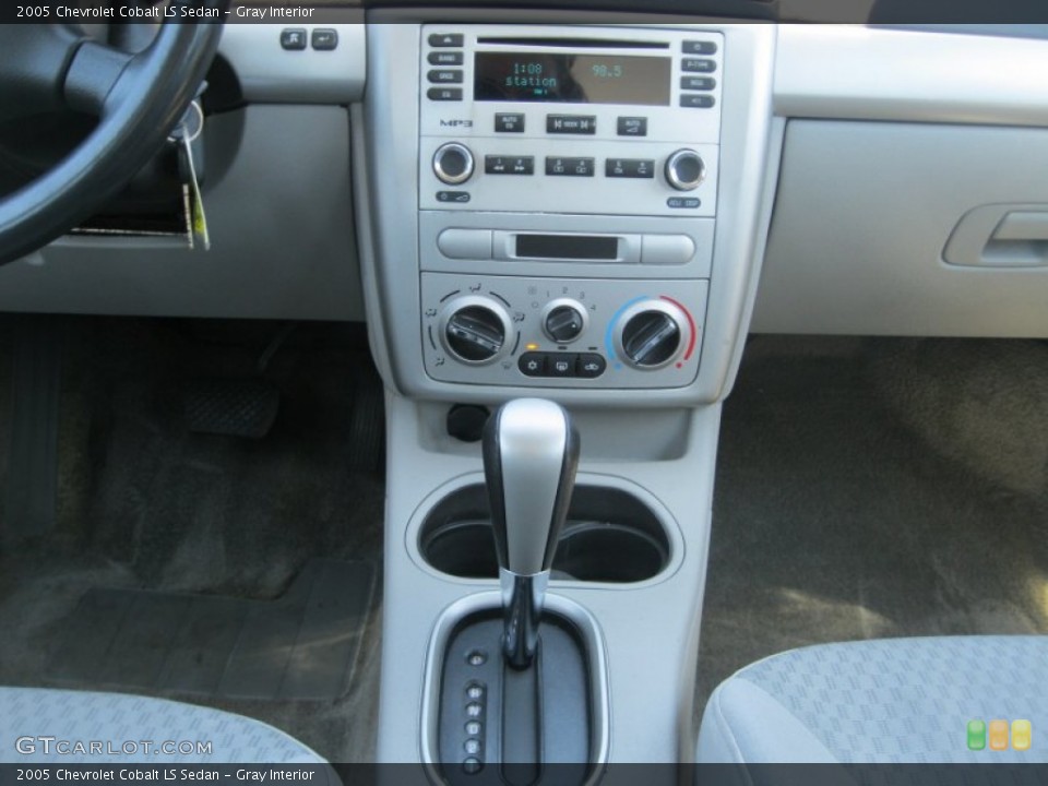 Gray Interior Controls for the 2005 Chevrolet Cobalt LS Sedan #51805931