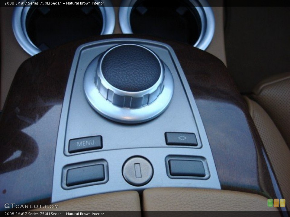 Natural Brown Interior Controls for the 2008 BMW 7 Series 750Li Sedan #51805997