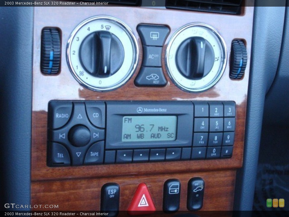 Charcoal Interior Controls for the 2003 Mercedes-Benz SLK 320 Roadster #51806531