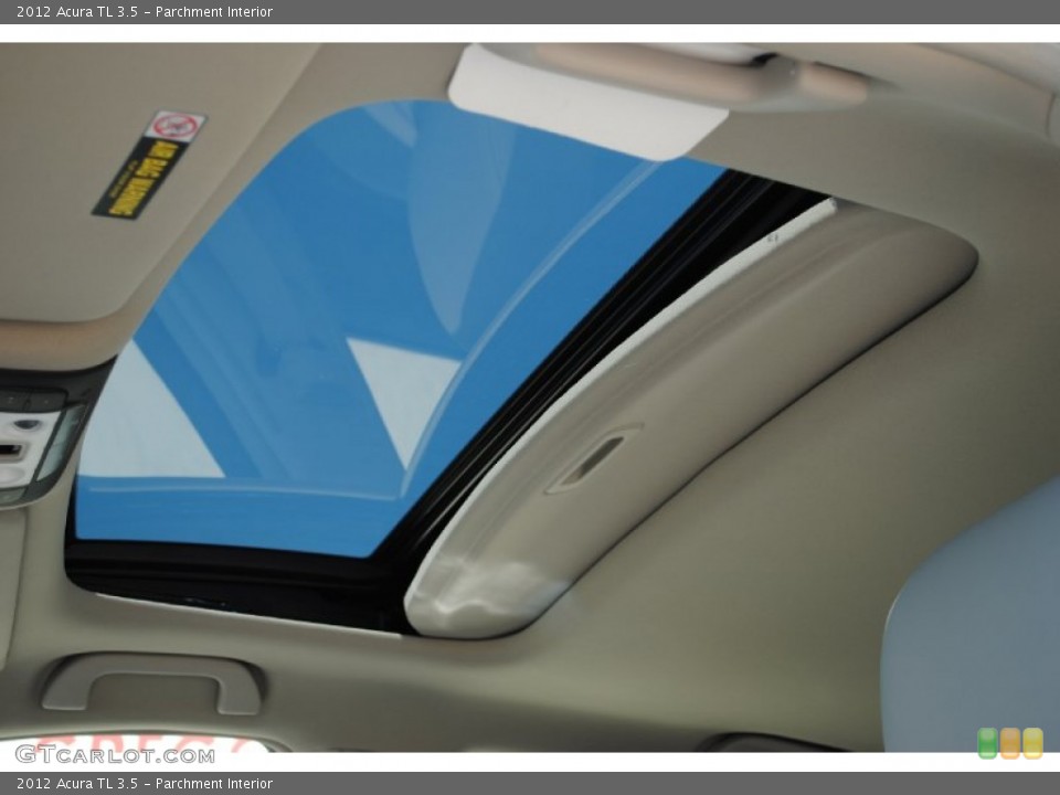 Parchment Interior Sunroof for the 2012 Acura TL 3.5 #51807773